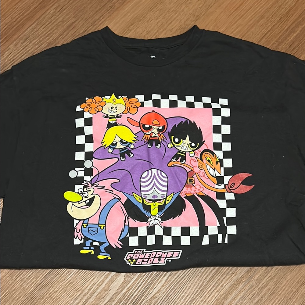Cartoon Network Black Powerpuff Girls Tee